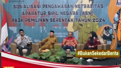 Sosialisasi Netralitas ASN, Bawaslu Gandeng Pemkot Pasuruan.