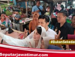 Cawagub Jatim Emil Dardak giat kampanye di pasar Pandaan Banyak Menerima Keluhan Pedagang.