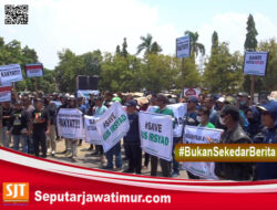 Ratusan Pendukung Gus Irsyad, Desak KPU RI Tetap Lantik Gus Irsyad Menjadi DPR RI.