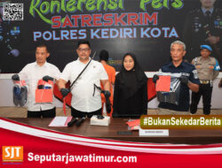 Polres Kediri Kota Berhasil Ungkap Kasus Curas di Minimarket