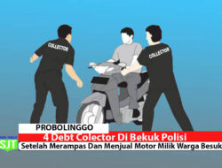 4 Debt Colector Di Bekuk Polisi Setelah Merampas Dan Menjual Motor Milik Warga Besuk