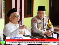 Jelang Pilkada 2024, Kapolresta Banyuwangi Silaturahmi ke Ponpes Ibnu Sina Genteng