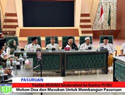 Paslon MUDAH Silaturahmi ke Kantor PCNU, Mohon Doa dan Masukan Untuk Membangun Pasuruan