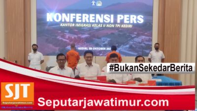 Dua WNA diamankan Kantor Imigrasi Kediri Karena Melanggar Hukum Keimigrasian