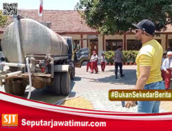 PT. Raja Muda Gemilang Kirim  Tandon Air dan 5.000 Liter Air Bersih, di SDN Banyuglugur Situbondo