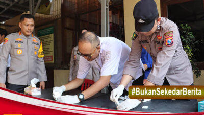 Kapolresta Banyuwangi Gelar Tes Urine Mendadak terhadap seluruh Perwira Polri