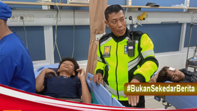Patroli KRYD Bubarkan Balap Liar dan Tangani Laka Lantas di Kediri Kota