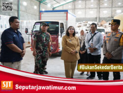 Pj Wali Kota Kediri Bersama Forkopimda Kota Kediri Lakukan Pengecekan dan Berangkatkan Distribusi Logistik Pemilu 2024
