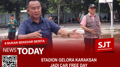 Car Free Day Di Pindah Ke Timur Stadion Gelora Merdeka , Jalur Ini Akan Di Tutup Total Setiap Hari Minggu