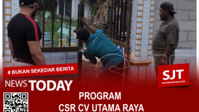 Komitmen CSR CV Utama Raya, Berikan Kontribusi Dengan  Renovasi Pagar TPU