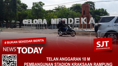 Habiskan Anggaran Hampir 10 M, Pembangunan Stadion Gelora Merdeka Kraksaan Rampung,