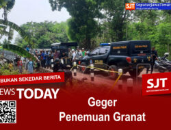 Geger , Penemuan Granat Di Sungai Kregenan