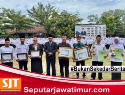 Moment Hari Amal Bhakti, Ribuan Pegawai Ikuti Upacara di MTSN 5 Kediri