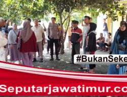 Para PKL Stadion Kraksaan Datangi Polsek Laporkan Pemerasan Oleh Preman.