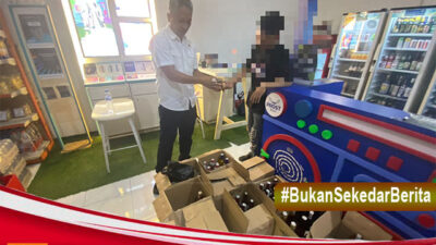 Ratusan Miras Golongan B dan C Di Sita Polresta Banyuwangi