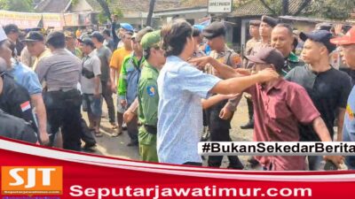 Sempat Ricuh, Warga Dan LSM Demo Jalan Rusak Akibat Dumtruk Tambang Sirtu.