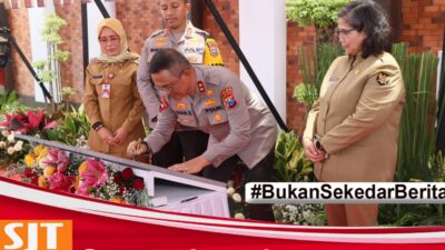 Kapolda Jatim Resmikan GOR Bulutangkis Polres Kediri Kota