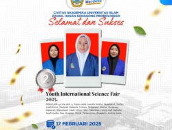 Tiga Mahasiswi UNZAH Raih Silver Medal di Youth International Science Fair 2025