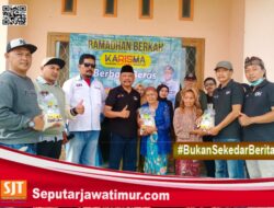 Karisma Bagikan 400 Paket Sembako untuk Warga Jelang Idul Fitri