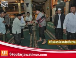 Kapolres Blitar Ikuti Teraweh Keliling Selama Ramadhan. Ini Tujuannya