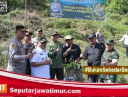 Bupati Blitar dan Forkopimda Tanam 500 Pohon di Aliran Lahar Gunung Kelud, Cegah Kerusakan Lingkungan