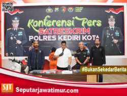 Polres Kediri Kota Amankan Residivis Pencurian di Kamar Kos yang Viral di Medsos