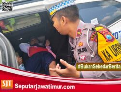Insiden Kaki Anak Terjepit Roda Motor Saat Silaturahmi Lebaran, Polisi Sigap Beri Pertolongan