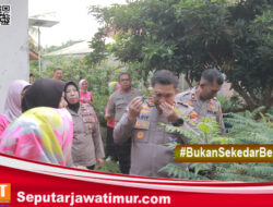 Kapolres Blitar Dukung Ketahanan Pangan Lewat Kunjungan ke Taman Toga Melati