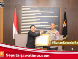 Polresta Kediri Terina Penghargaan Presisi Award