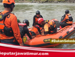 Remaja Hilang Terseret Arus di Sungai Brantas, Tim SAR Kerahkan 35 Personel