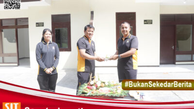 Potong Tumpeng Warnai Tasyakuran Bedah Rumah Dinas Pejabat Polres Kediri Kota