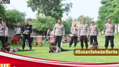 Polres Kediri Kota Gelar Latihan Menembak, Tingkatkan Kemampuan dan Kedisiplinan