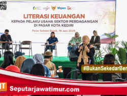 Beri Edukasi Pedagang Pasar, TPAKD Kota Kediri Gelar Literasi Keuangan