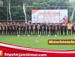 Meriahkan Hari Bhayangkara ke-79, Polres Kediri Kota Gelar Turnamen Futsal Internal