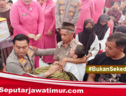 Polres Blitar Gelar Khitanan Massal dan Santunan Anak Yatim Sambut HUT Bhayangkara ke-79