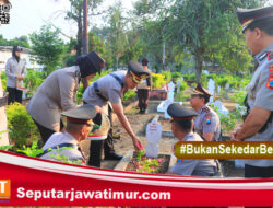 Peringati Hari Bhayangkara ke-79, Kapolres Kediri Kota Pimpin Ziarah dan Tabur Bunga di TMP Joyoboyo