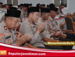 Doa Lintas Agama Warnai Peringatan Hari Bhayangkara ke-79 di Polres Blitar