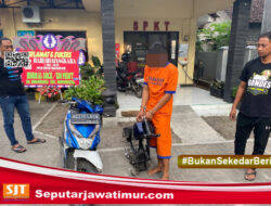 Pelaku Curanmor di Kandat Kediri Dibekuk Saat Hendak Jual Sasis di Medsos