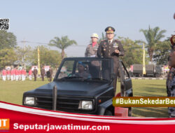 Kapolre Blitar Pimpin Langsung Upacara HUT  Bhayangkara Ke 79