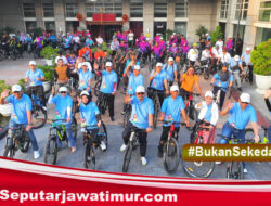 Tutup Rangkaian Muskomwil IV APEKSI Ke-13, Mbak Wali dan Para Kepala Daerah Gowes Bersama, Tanam Pohon dan Sebar Benih Ikan