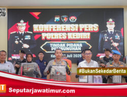Kurang dari 24 Jam, Polres Kediri Ungkap Kasus Pembunuhan Wanita Muda