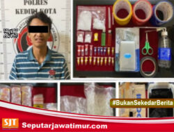 Edarkan Sabu, Pria Asal Tarokan Diamankan Satresnarkoba Polres Kediri Kota