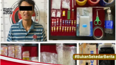 Edarkan Sabu, Pria Asal Tarokan Diamankan Satresnarkoba Polres Kediri Kota