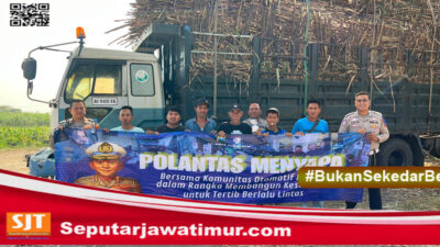 Polres Kediri Sasar Sopir Angkutan Barang, Tekankan Keselamatan di Jalan