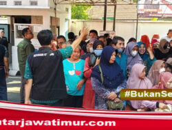 Warga Serbu Operasi Pasar Murah Kejari Kota Kediri, Rebutan Beras di Tengah Maraknya Beras Oplosan