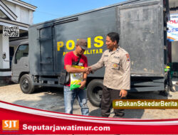 Polres Blitar dan Bulog Salurkan Beras Murah untuk Warga