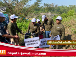Jurnalis Blitar Tanam Pohon di Kawasan Cagar Budaya Peringati HUT RI ke-80