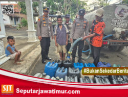 POLRES PROBOLINGGO SALURKAN AIR BERSIH UNTUK WARGA TERDAMPAK KEKERINGAN