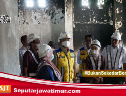Mbak Wali Bersama Pimpinan DPRD Dampingi Menteri PU Tinjau Kondisi Gedung DPRD Kota Kediri Pasca Terbakar