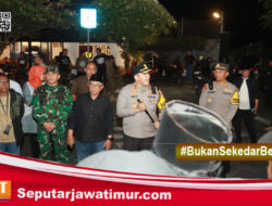 Polres Blitar, TNI, Pemkab, dan Masyarakat Gelar Patroli Skala Besar Jaga Kondusivitas Blitar Raya